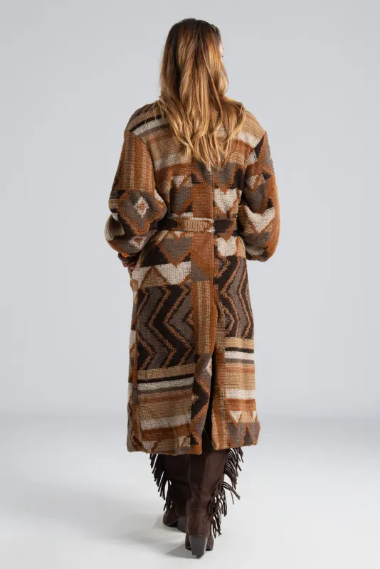 Παλτό Εμπριμέ Ethnic Μοτίβο