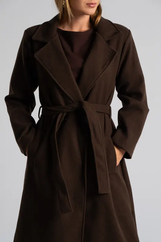 Coat Basic Button 