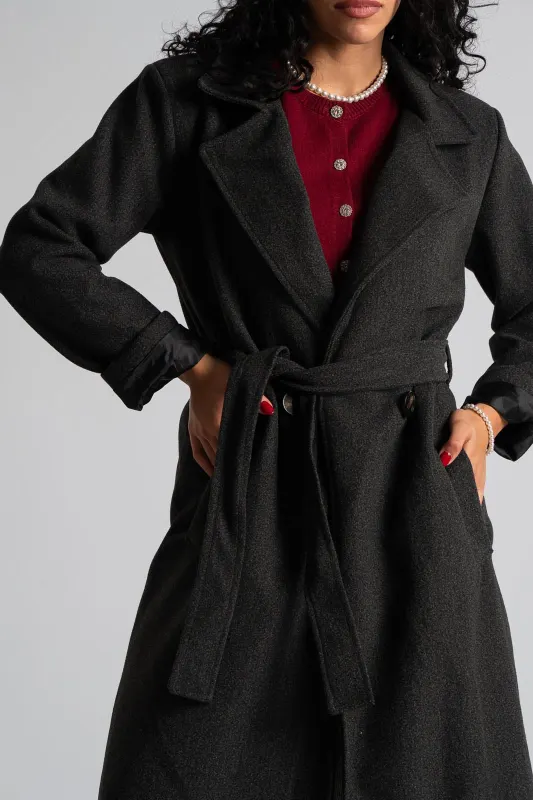 Coat Basic Button 