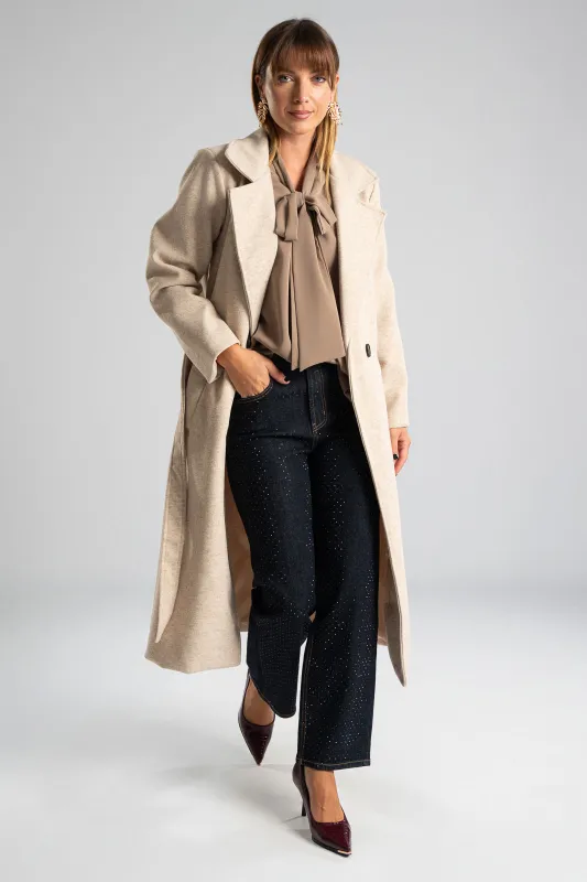 Coat Basic Button 