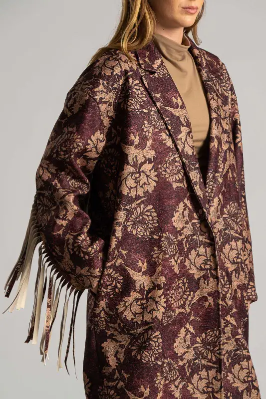 Παλτό Μακριά Κρόσια Flowers