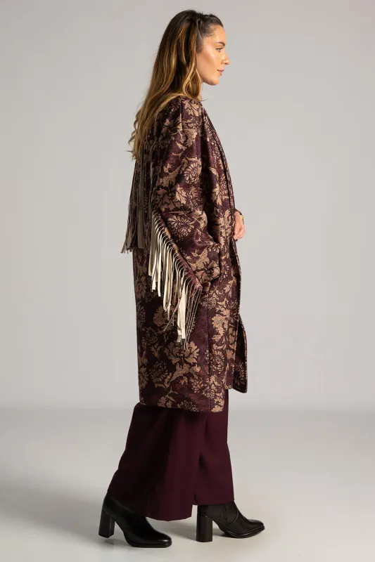 Παλτό Μακριά Κρόσια Flowers