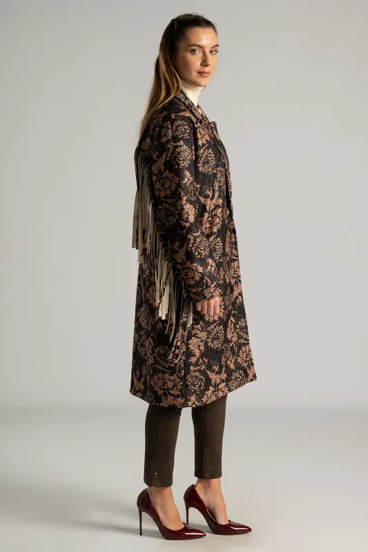 Παλτό Μακριά Κρόσια Flowers