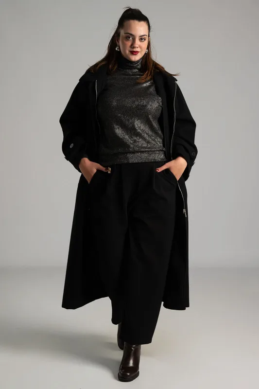 Παλτό Maxi Φερμουάρ