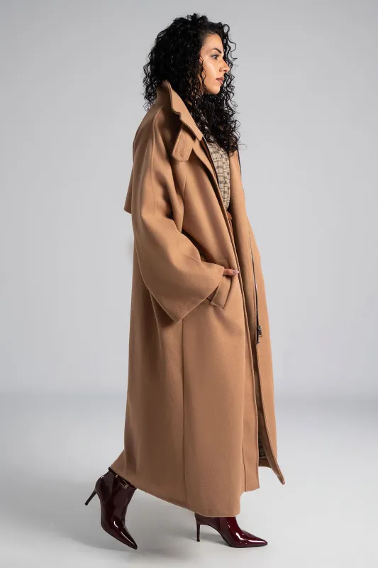 Παλτό Maxi Φερμουάρ