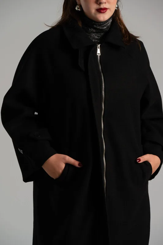 Παλτό Maxi Φερμουάρ