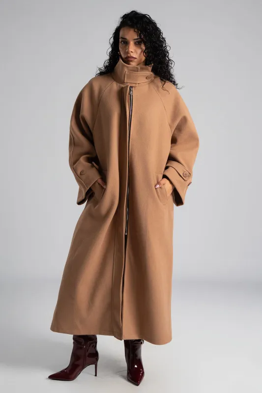 Παλτό Maxi Φερμουάρ