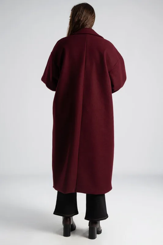 Παλτό Maxi Μανίκια Balloon