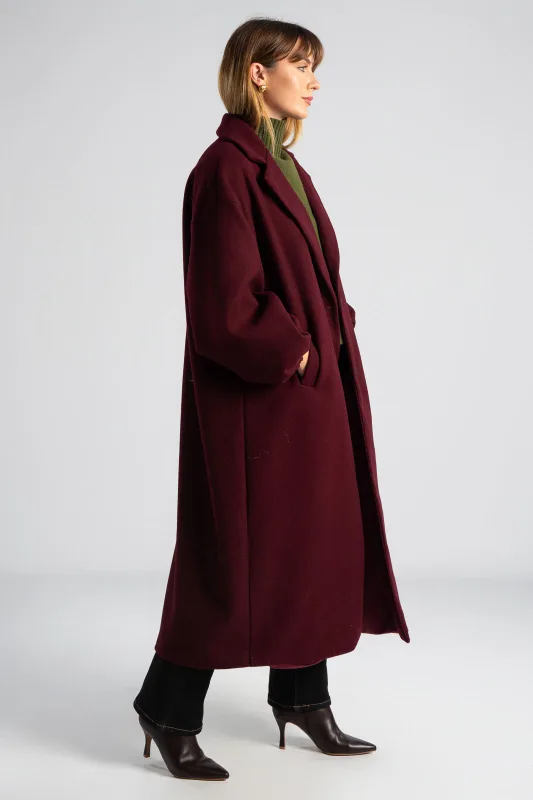 Παλτό Maxi Μανίκια Balloon