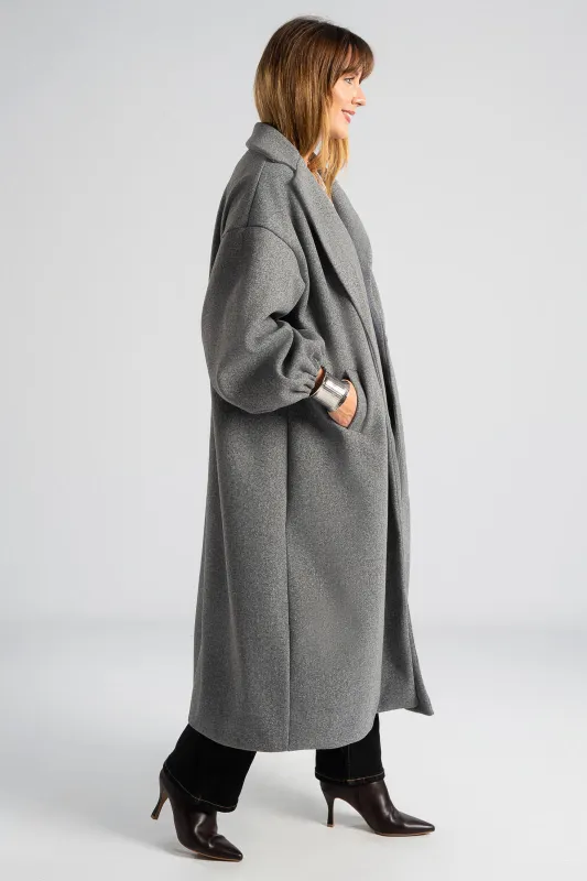 Παλτό Maxi Μανίκια Balloon