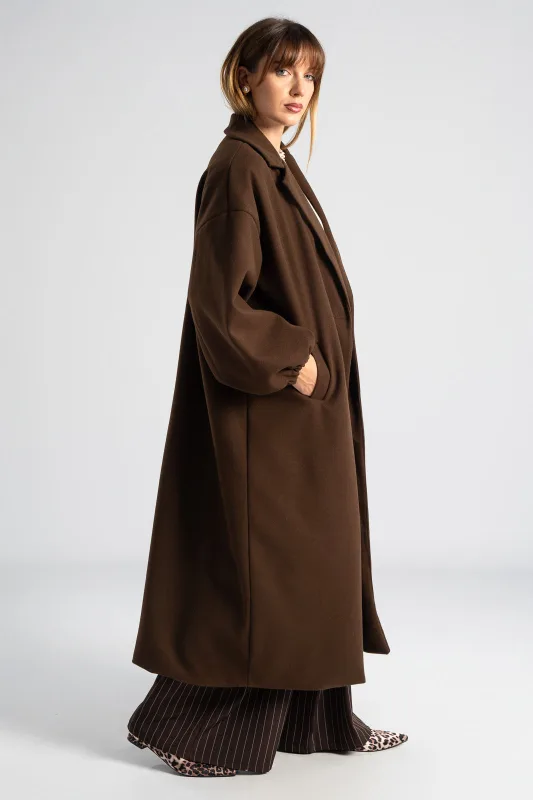 Παλτό Maxi Μανίκια Balloon