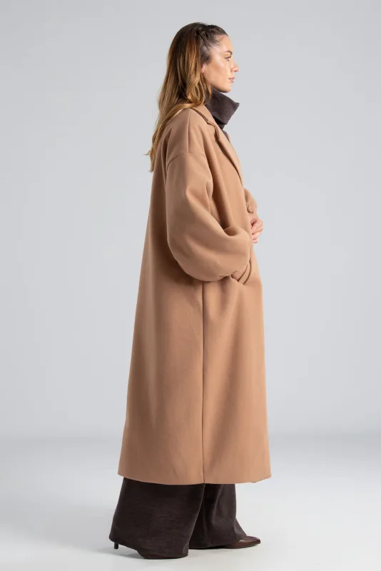 Παλτό Maxi Μανίκια Balloon