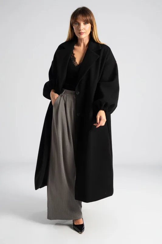 Παλτό Maxi Μανίκια Balloon