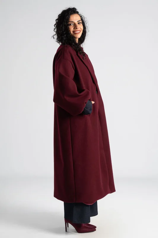 Παλτό Maxi Μανίκια Balloon