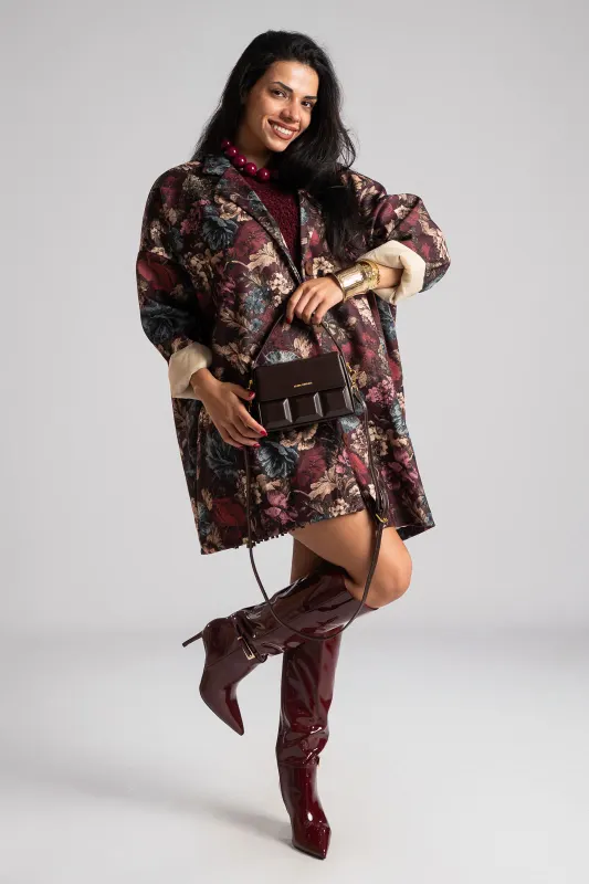 Coat Midi Floral