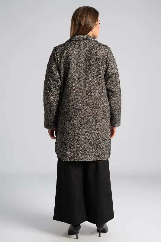 Παλτό Ριγωτό Multi Color