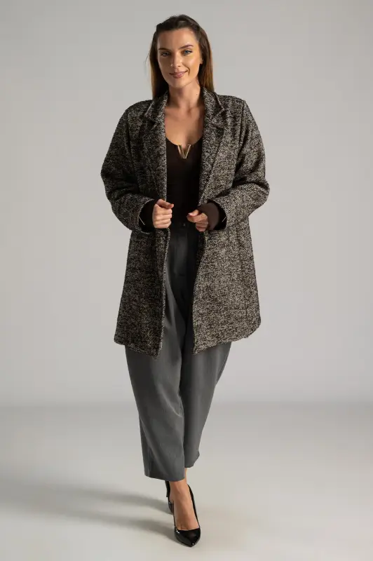 Παλτό Ριγωτό Multi Color