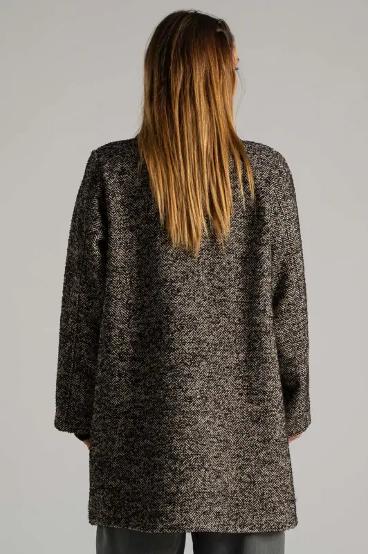 Παλτό Ριγωτό Multi Color