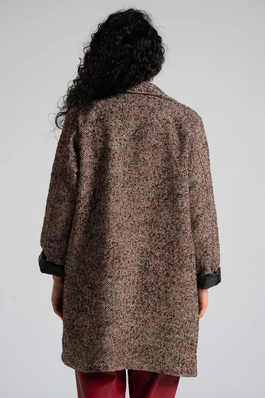 Παλτό Ριγωτό Multi Color
