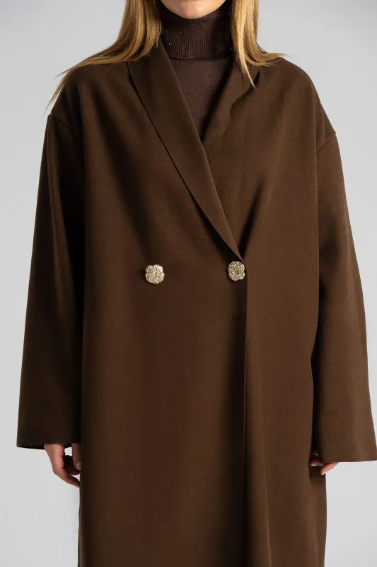 Coat Gold Embossed Buttons