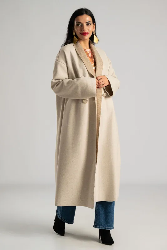 Παλτό Χρυσά Ανάγλυφα Κουμπιά