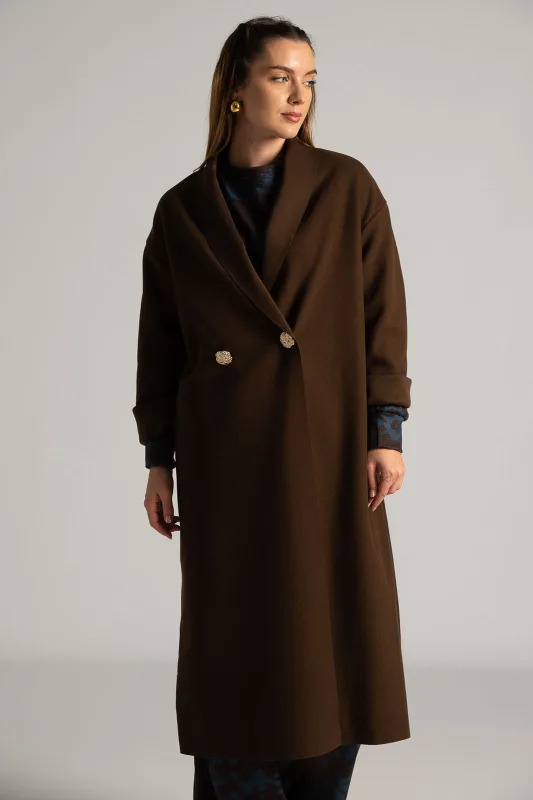 Παλτό Χρυσά Ανάγλυφα Κουμπιά