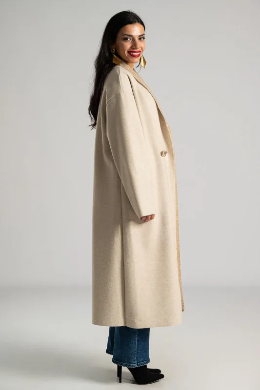 Coat Gold Embossed Buttons