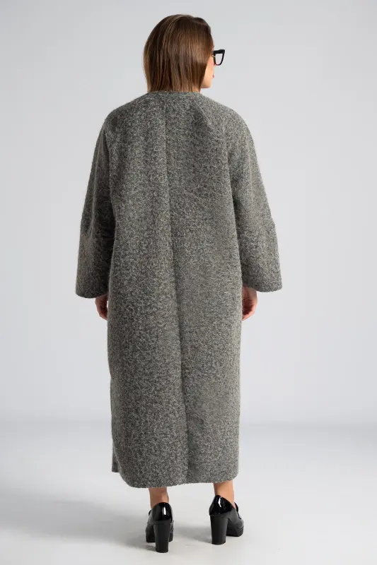 Overcoat Fluffy Maxi 