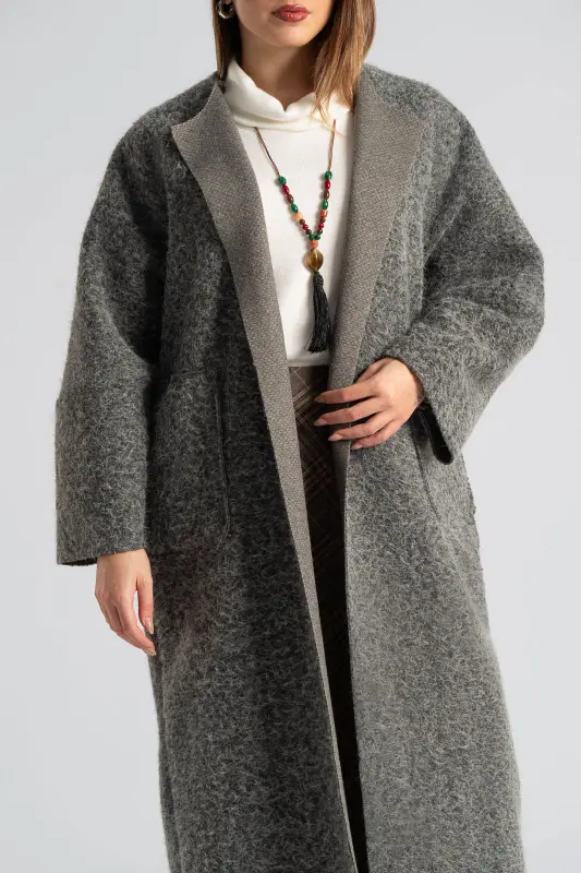 Overcoat Fluffy Maxi 