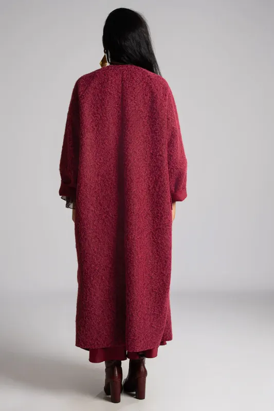 Overcoat Fluffy Maxi 