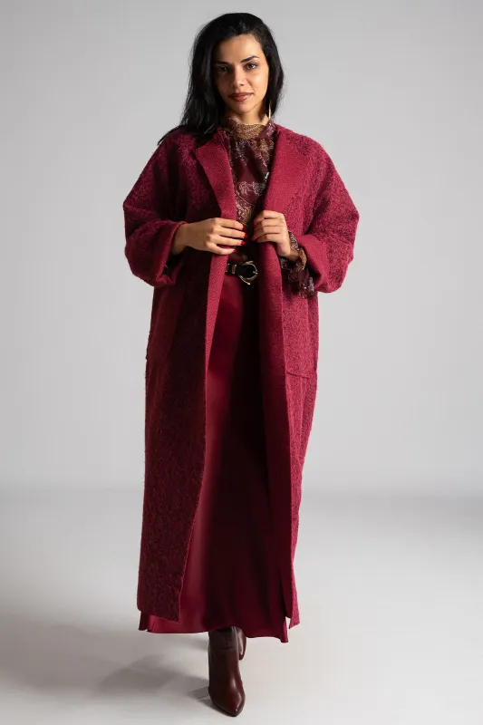 Overcoat Fluffy Maxi 