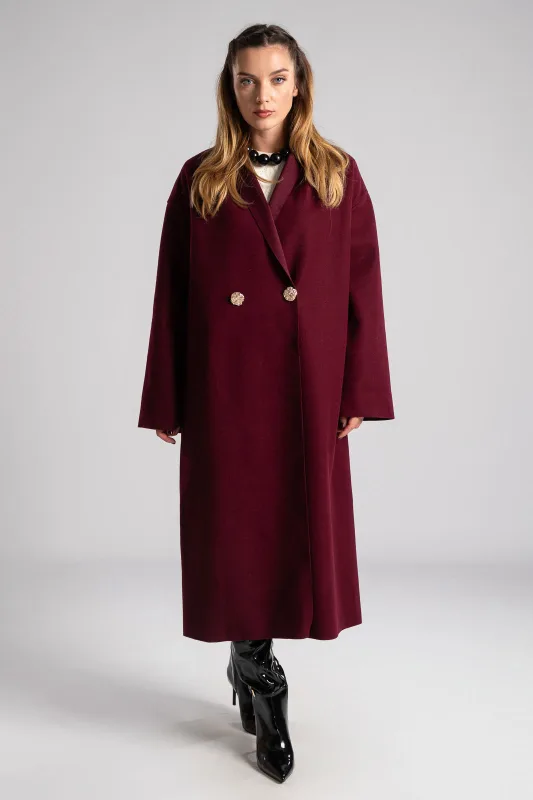 Coat Gold Embossed Buttons