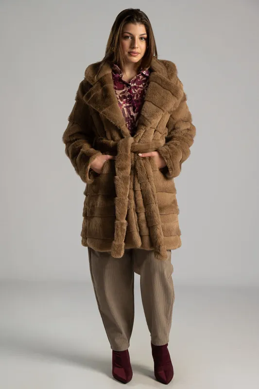 Πανωφόρι Ανάγλυφο Γούνινο