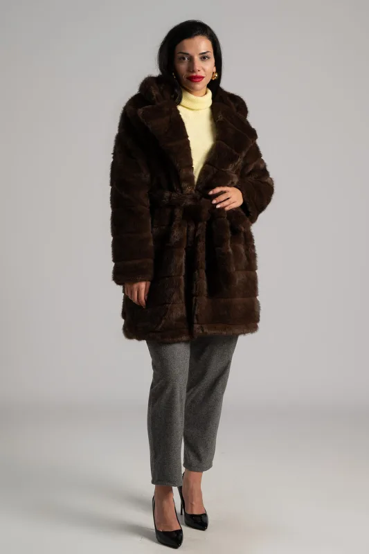 Πανωφόρι Ανάγλυφο Γούνινο