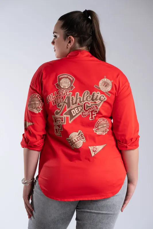 Casual Jacket With Patches