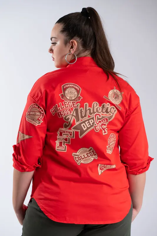 Πανωφόρι Casual Με Patches