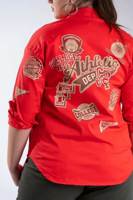 Πανωφόρι Casual Με Patches