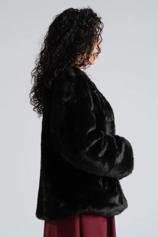 Πανωφόρι Γούνινο Clutch