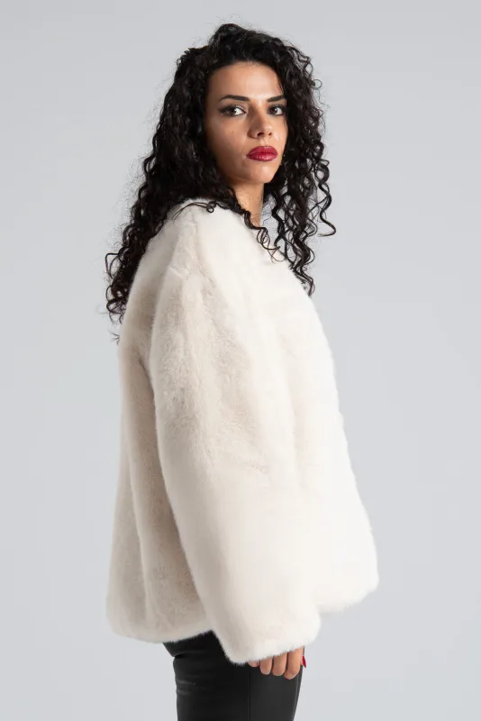 Πανωφόρι Γούνινο Clutch