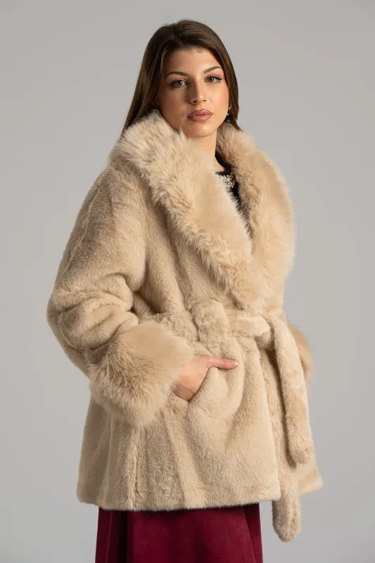 Πανωφόρι Γούνινο Clutch