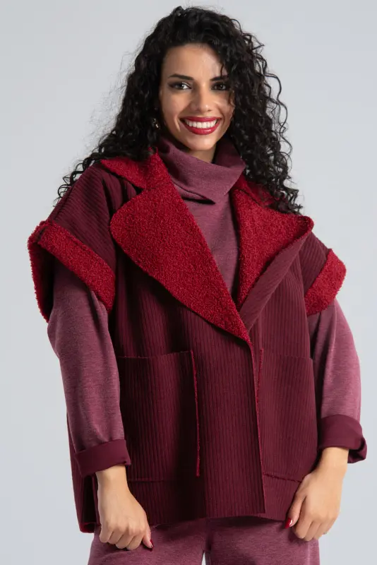 Πανωφόρι Κοτλέ Teddy Επένδυση