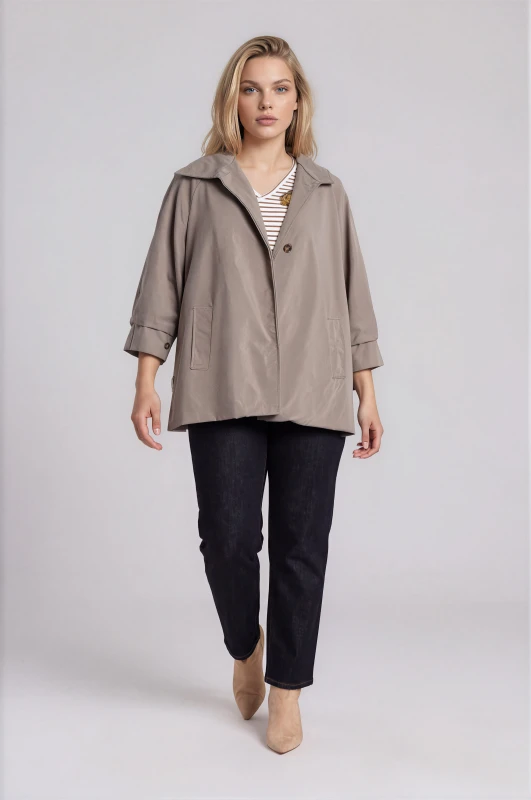 Outerwear Oversized with Side Slits