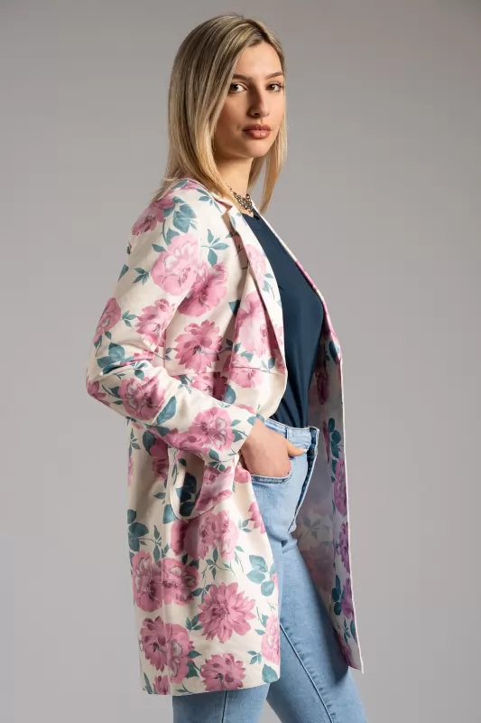 Pant Suede Floral