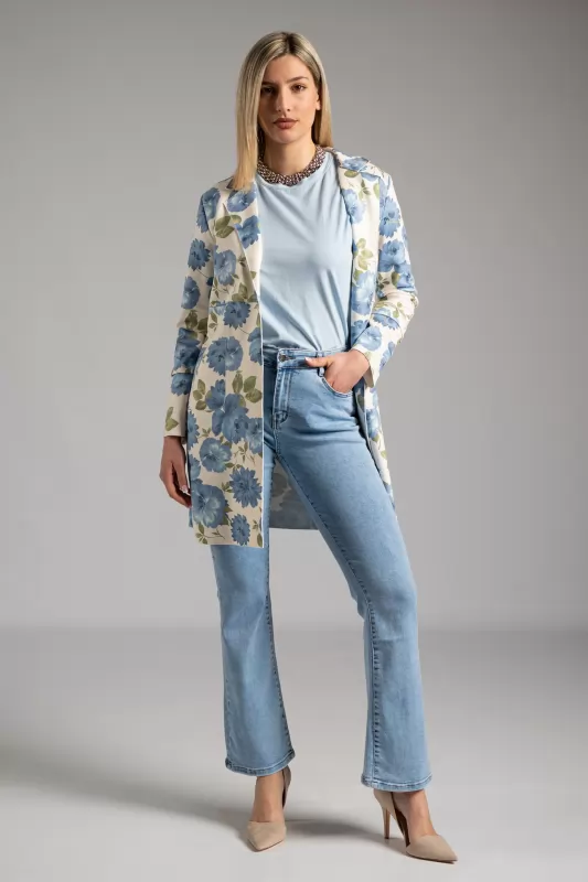 Pant Suede Floral