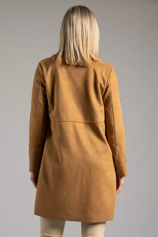 Pantsuit Suede Solid Color
