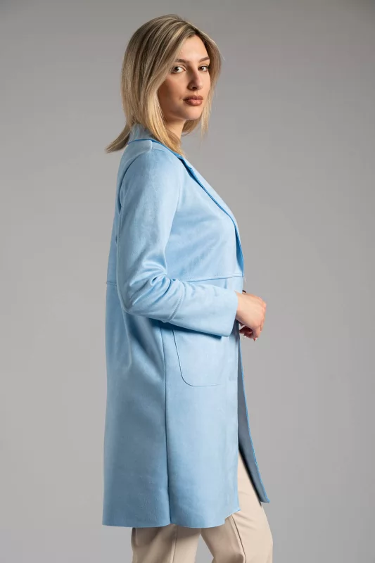 Pantsuit Suede Solid Color