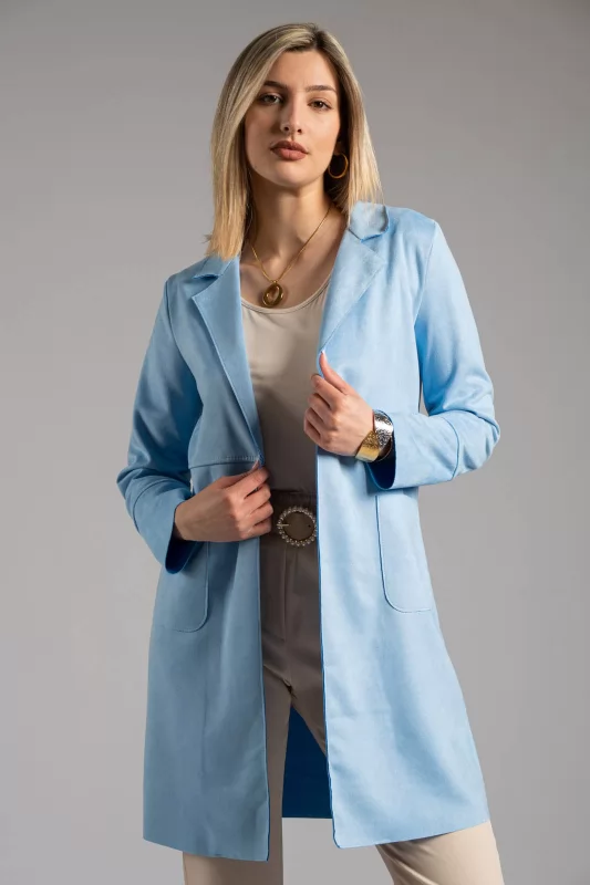 Pantsuit Suede Solid Color