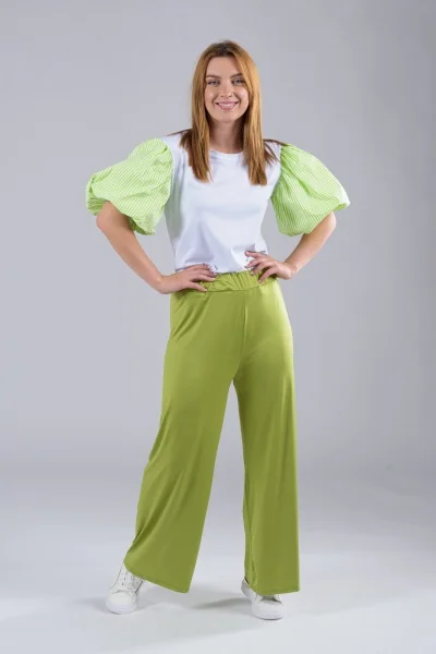Elastic Pants Lime