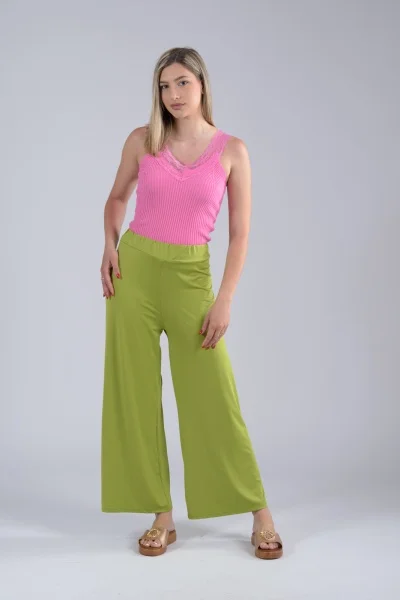Elastic Pants Lime