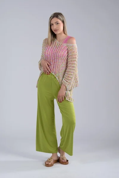Elastic Pants Lime